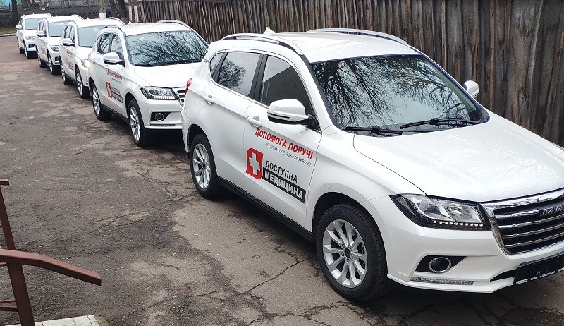 КНП «Краснопільський ЦПМСД» отримав з 5 нових автомобілів