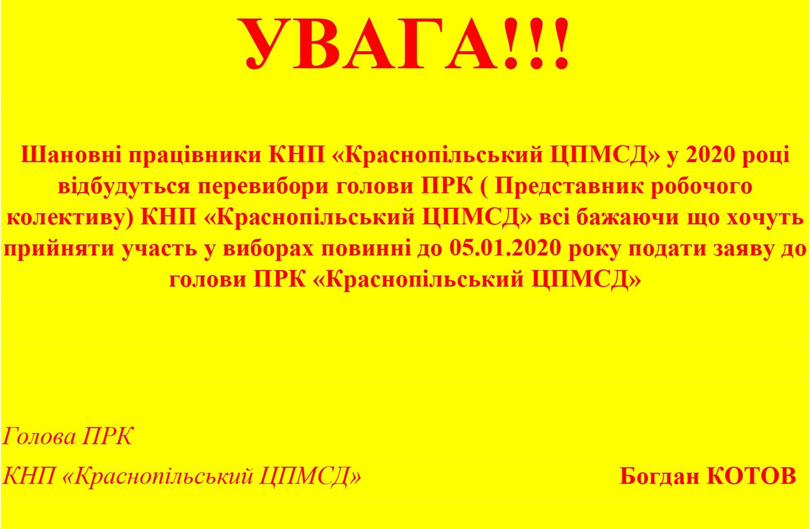 Вибори голови